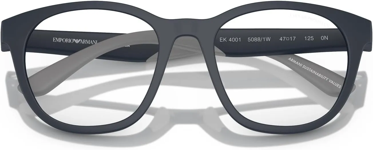 Emporio Armani Ek4001 Prescription Eyewear Frames with Interchangeable Sun Clip-ons Round