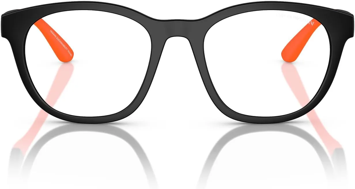 Emporio Armani Ek4001 Prescription Eyewear Frames with Interchangeable Sun Clip-ons Round
