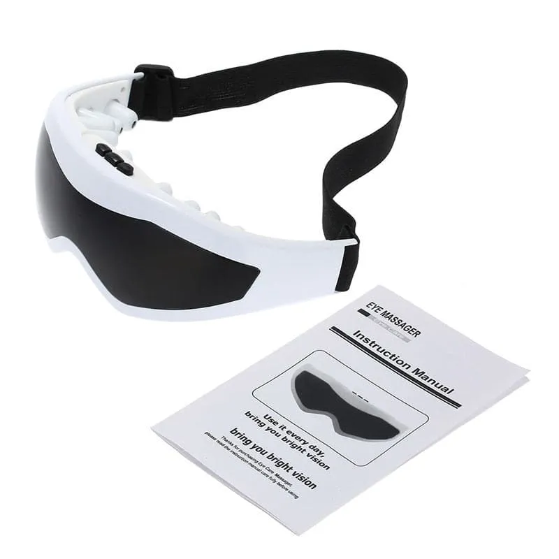 Ergonomic Design eye Mask Massager glasses Electric Massor Eye Relax