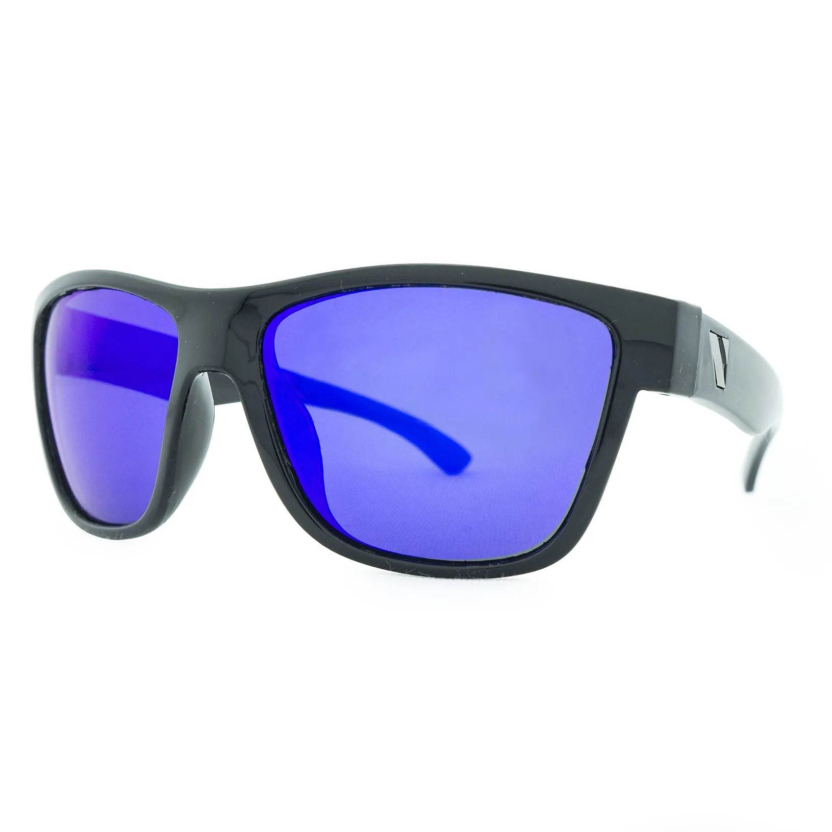 Escape Floating Polarised Sunglasses - Matt Black/Blue Revo