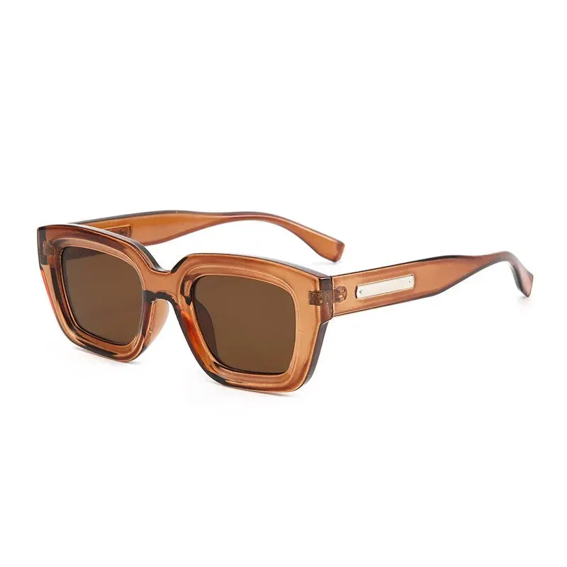 European & American Retro Square Sunglasses