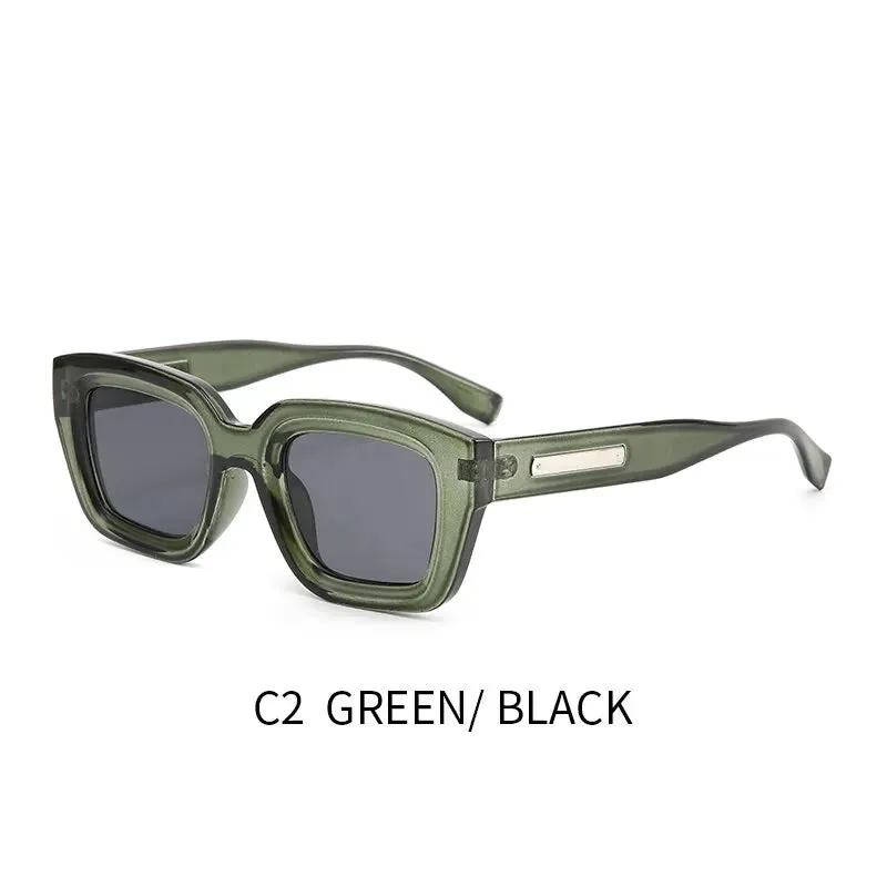 European & American Retro Square Sunglasses