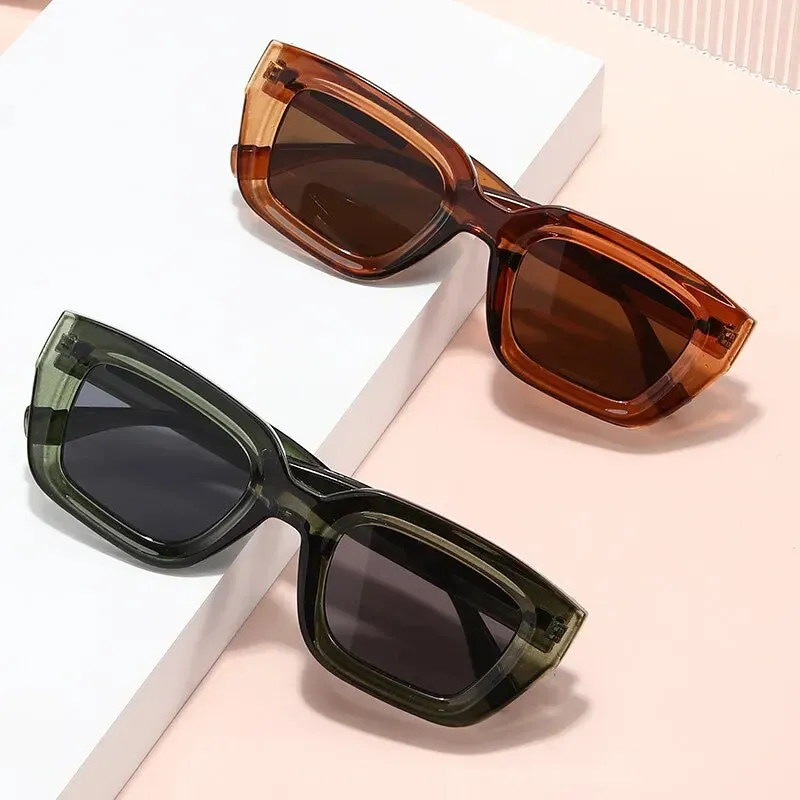 European & American Retro Square Sunglasses