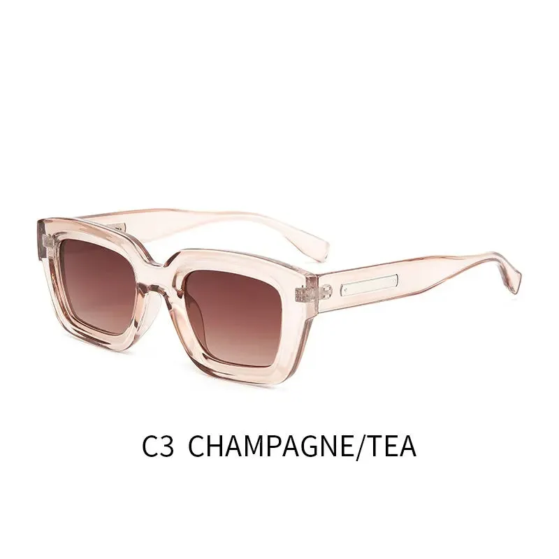 European & American Retro Square Sunglasses