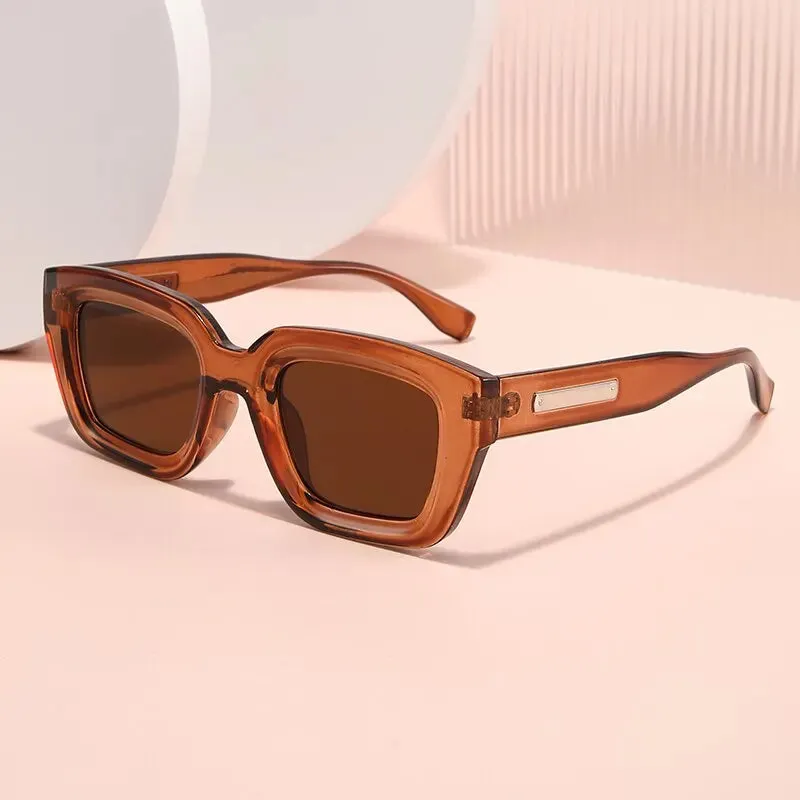 European & American Retro Square Sunglasses