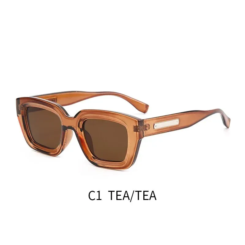 European & American Retro Square Sunglasses