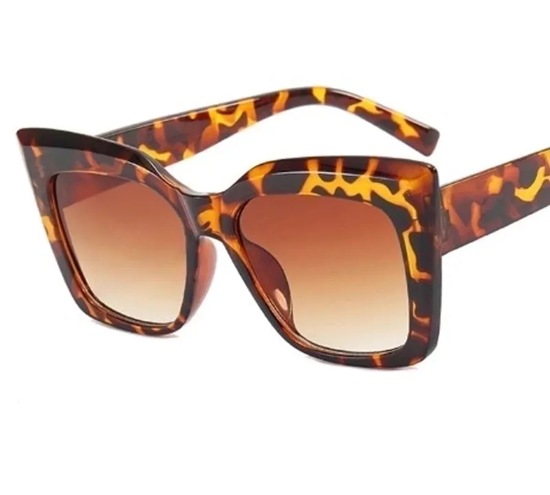 European And American Cat's Eye Trend Big Frame Sunglasses  New Retro Sunglasses