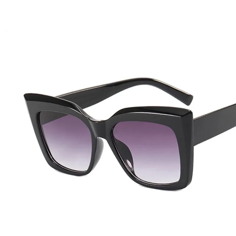 European And American Cat's Eye Trend Big Frame Sunglasses  New Retro Sunglasses