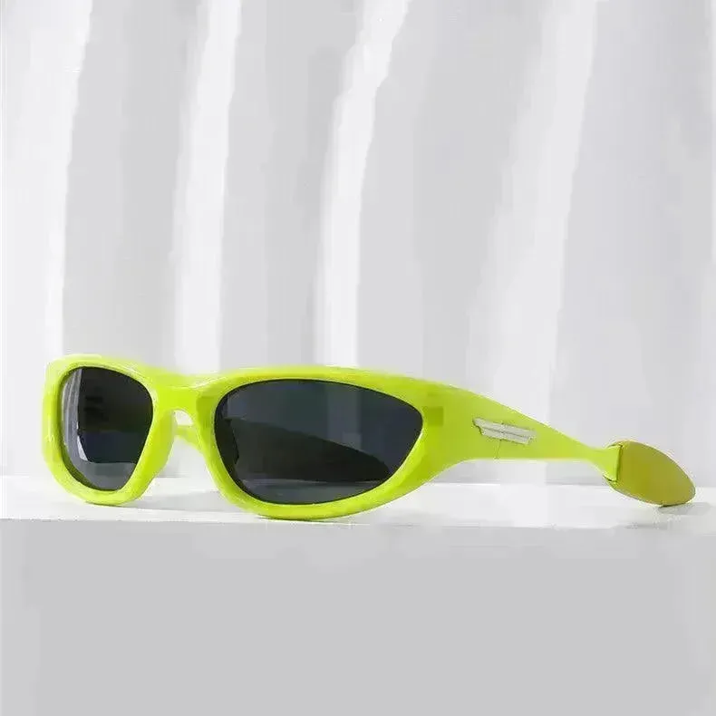 European And American Retro Fashion Colorful Cat Eye Riding Sunglasses For Women