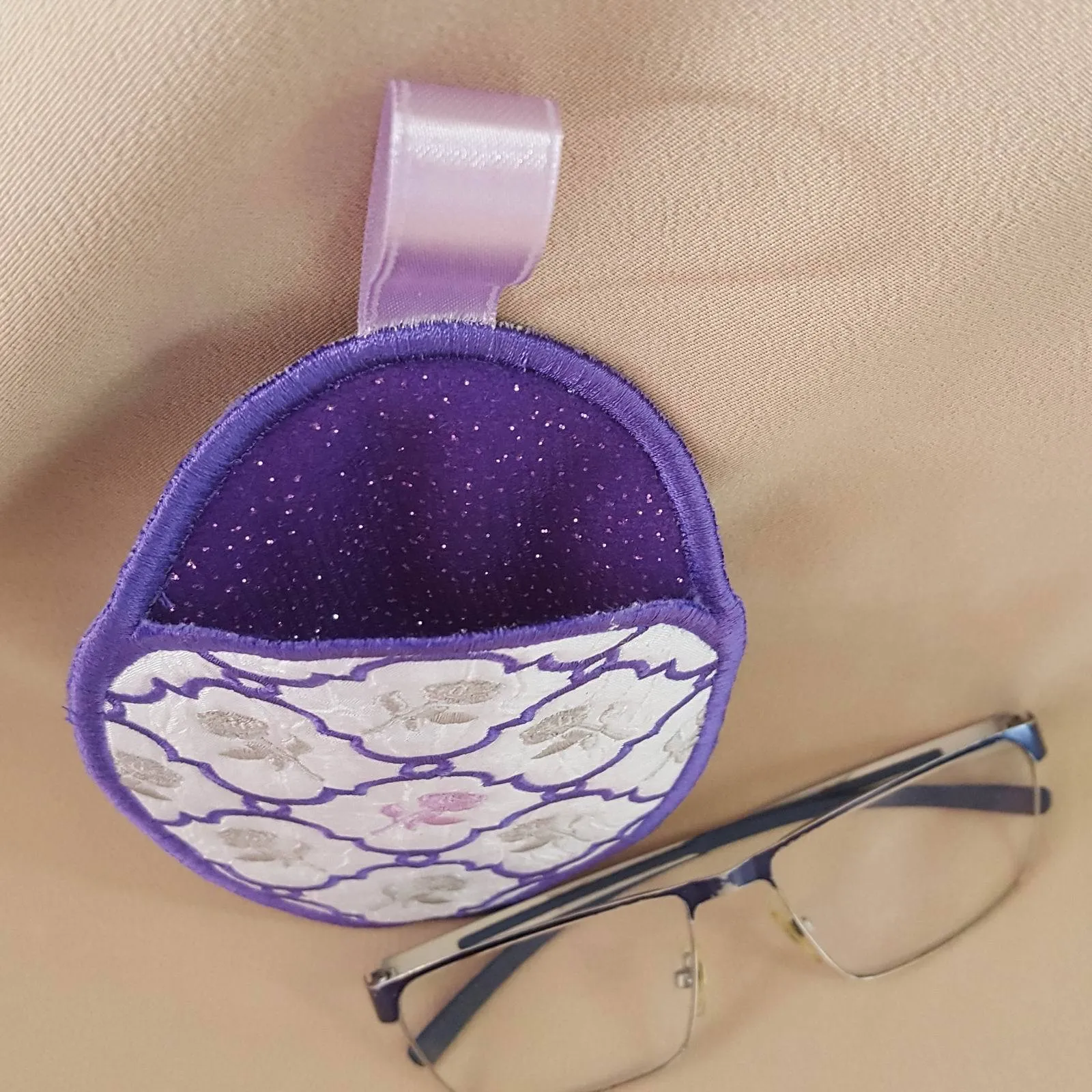 Faberge Inspired Rose Eyeglass Case