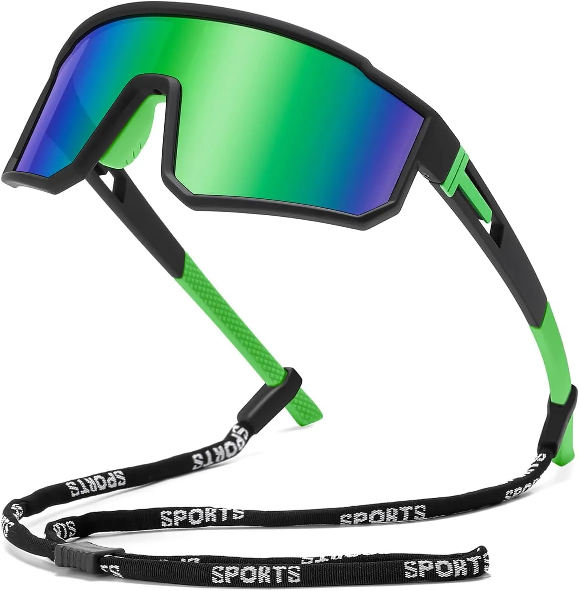 FAGUMA Kids Polarized Sports Sunglasses Youth Baseball Sunglasses Age 8-16 Boys Girls Softball Cycling UV400 Protection