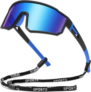 FAGUMA Kids Polarized Sports Sunglasses Youth Baseball Sunglasses Age 8-16 Boys Girls Softball Cycling UV400 Protection