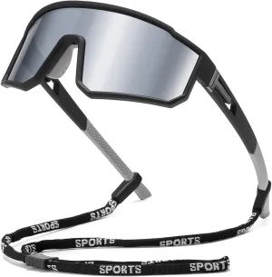 FAGUMA Kids Polarized Sports Sunglasses Youth Baseball Sunglasses Age 8-16 Boys Girls Softball Cycling UV400 Protection