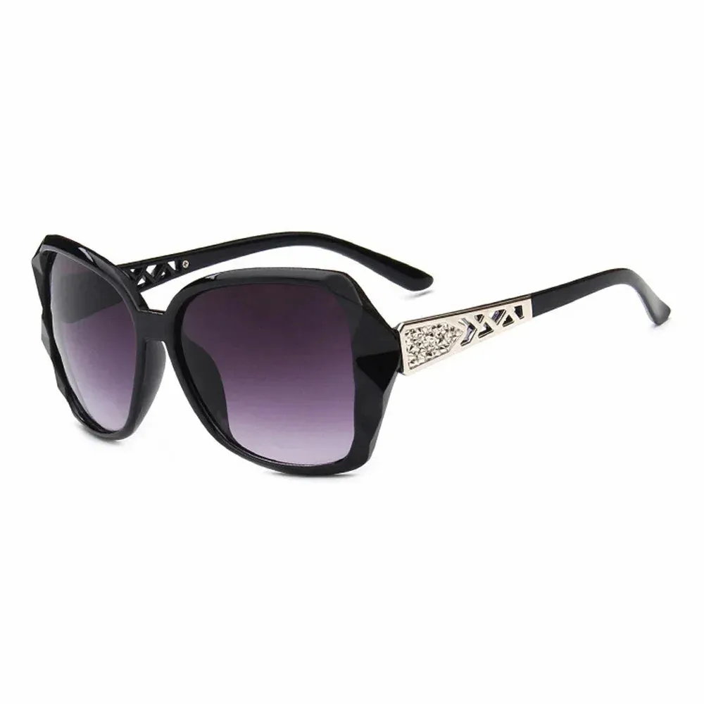Fashion Big Purple Sunglasses Women Luxury Square Shades