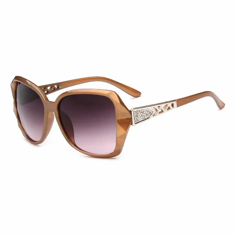 Fashion Big Purple Sunglasses Women Luxury Square Shades
