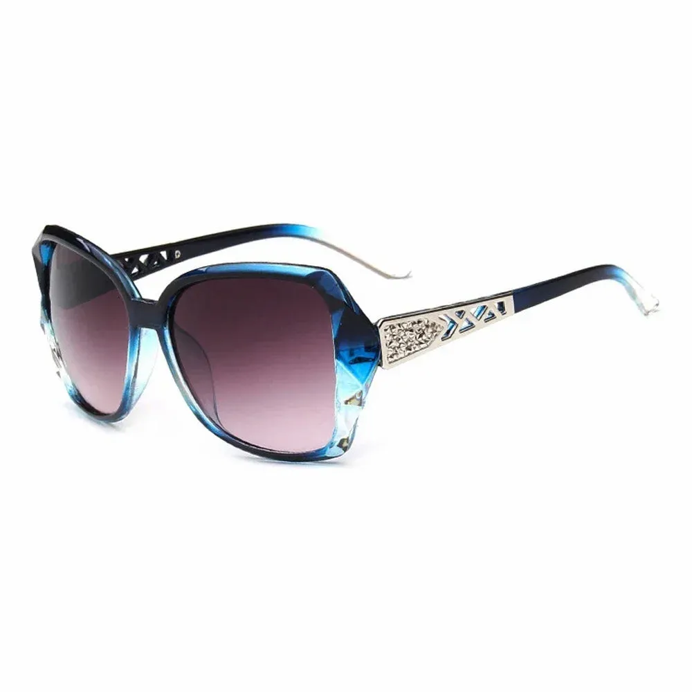Fashion Big Purple Sunglasses Women Luxury Square Shades