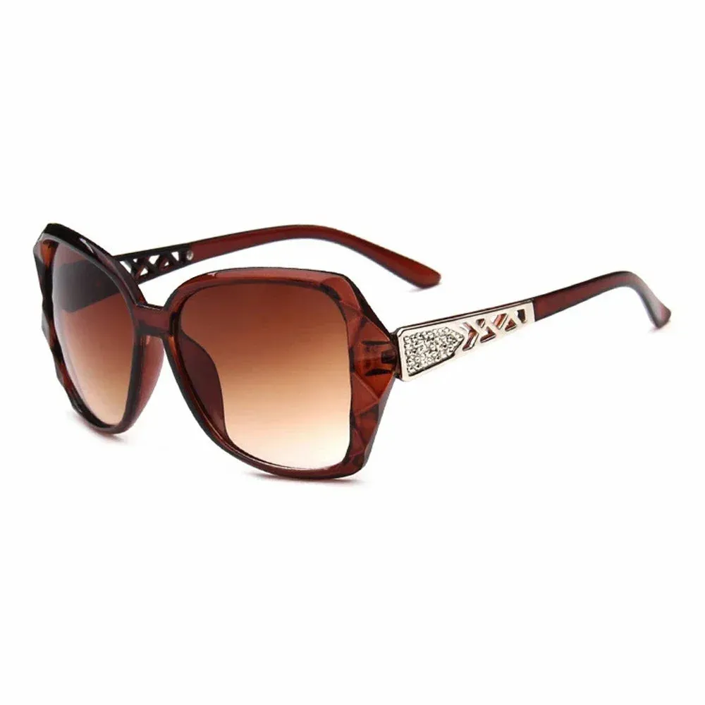 Fashion Big Purple Sunglasses Women Luxury Square Shades
