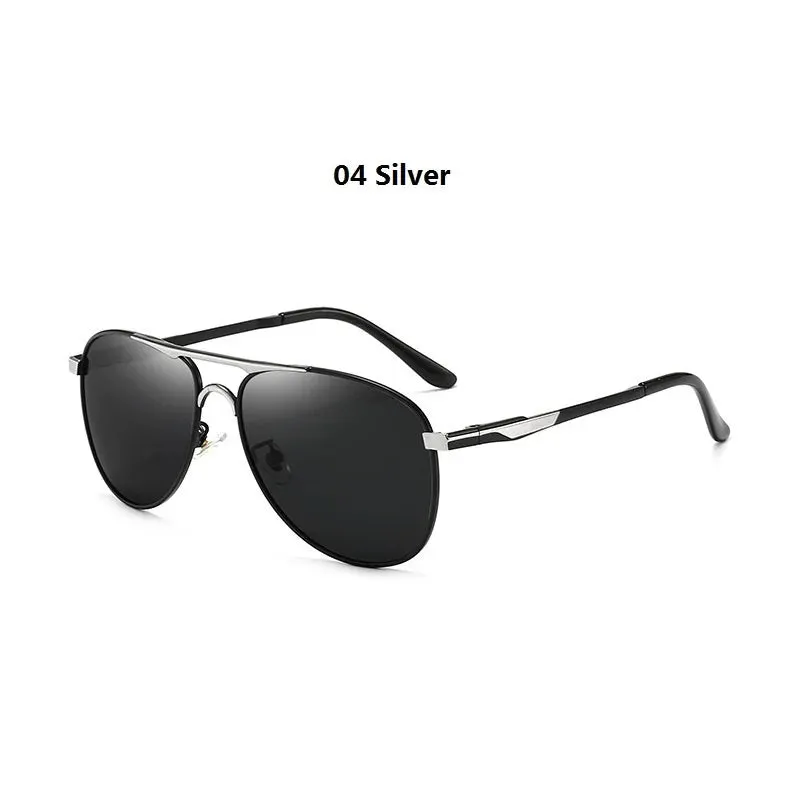 Fashion Men's Polarized Sunglasses Metal Brand Designer Sun Glasses Male Driving Fishing Sunglasses Men Women Anti-glare Shades