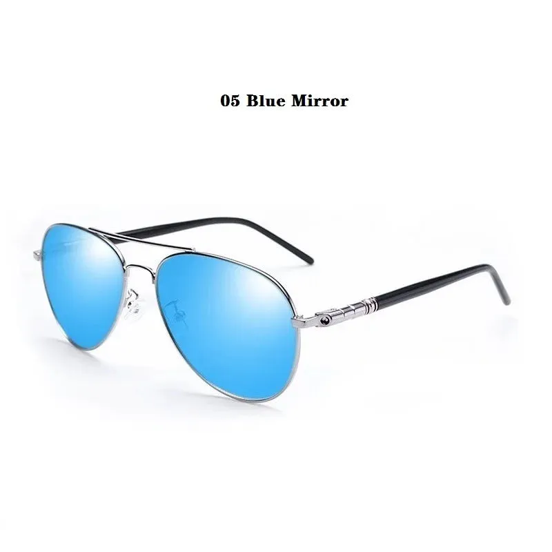 Fashion Men's Polarized Sunglasses Metal Brand Designer Sun Glasses Male Driving Fishing Sunglasses Men Women Anti-glare Shades