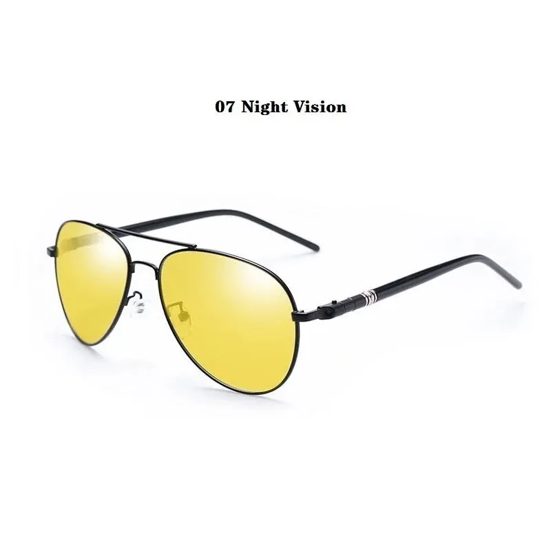 Fashion Men's Polarized Sunglasses Metal Brand Designer Sun Glasses Male Driving Fishing Sunglasses Men Women Anti-glare Shades