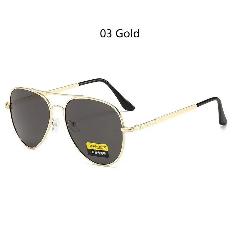 Fashion Men's Polarized Sunglasses Metal Brand Designer Sun Glasses Male Driving Fishing Sunglasses Men Women Anti-glare Shades