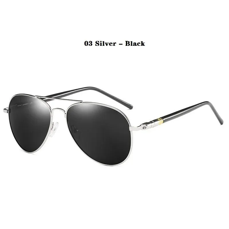 Fashion Men's Polarized Sunglasses Metal Brand Designer Sun Glasses Male Driving Fishing Sunglasses Men Women Anti-glare Shades