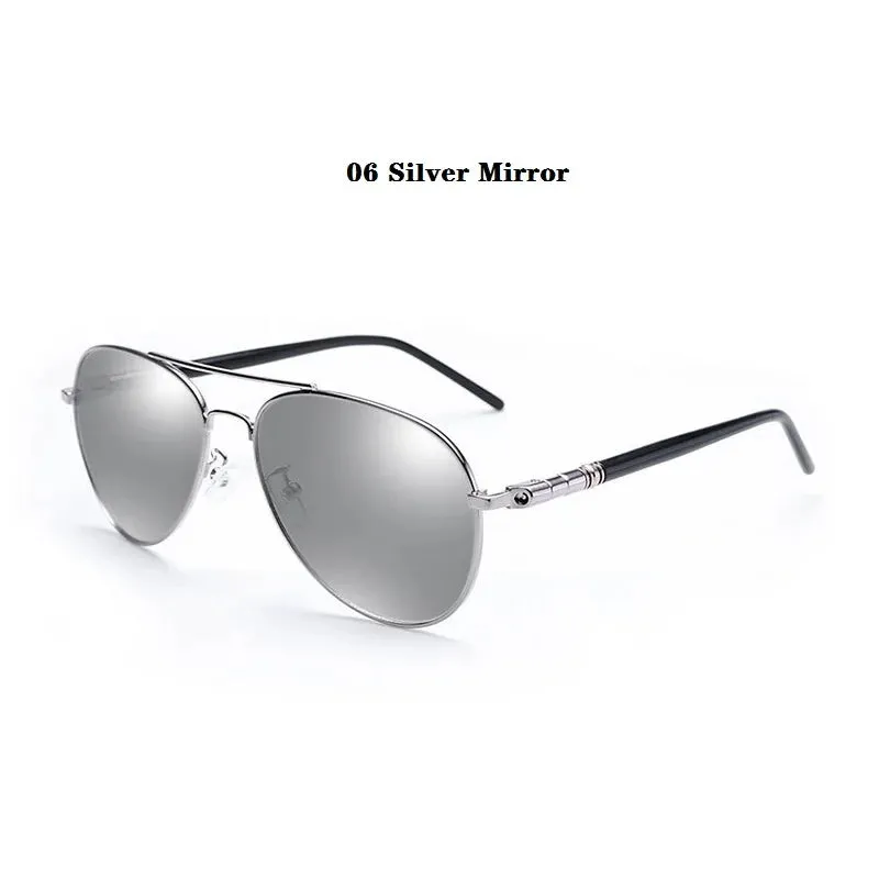 Fashion Men's Polarized Sunglasses Metal Brand Designer Sun Glasses Male Driving Fishing Sunglasses Men Women Anti-glare Shades