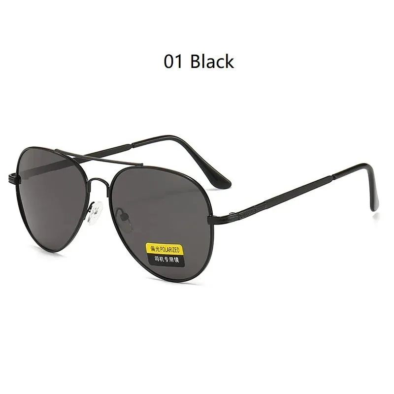 Fashion Men's Polarized Sunglasses Metal Brand Designer Sun Glasses Male Driving Fishing Sunglasses Men Women Anti-glare Shades