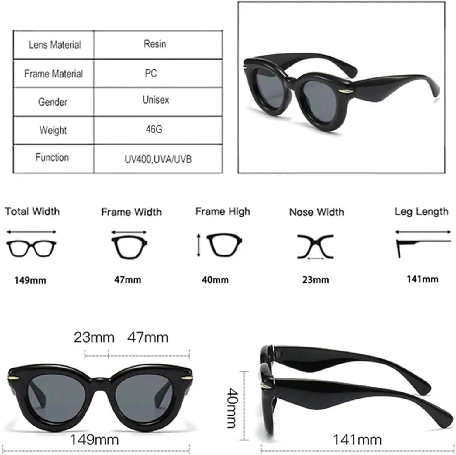 Fashion Oval Candy Color Sunglasses for Women Retro Rivets Men Trending Punk Round