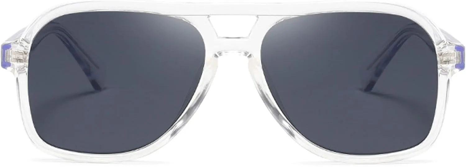 Fashion Pilot Full Lens polarized Reading Sunglasses for Men Women Cycling Driving Sports Readers