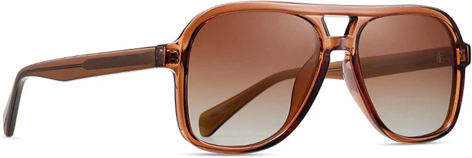 Fashion Pilot Full Lens polarized Reading Sunglasses for Men Women Cycling Driving Sports Readers