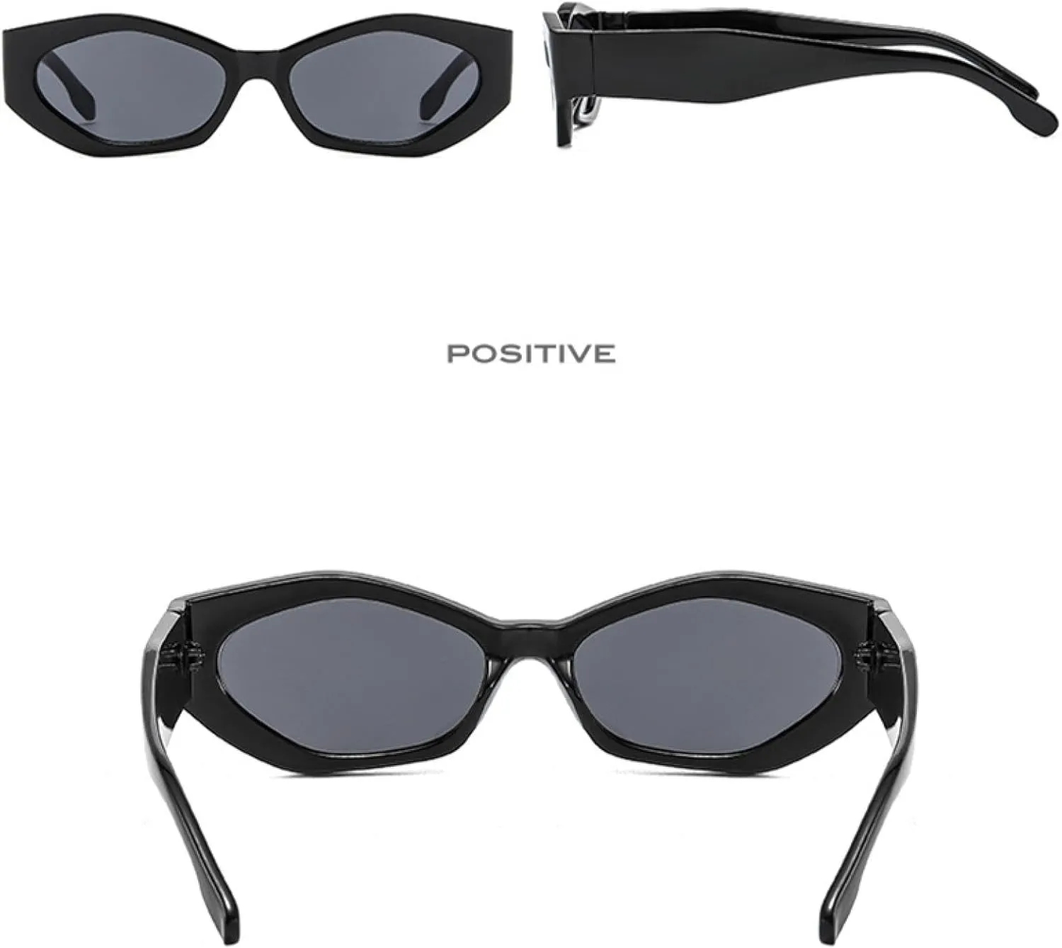 Fashion Polygon Women Sunglasses Retro Shades Uv400 Men Sun Glasses