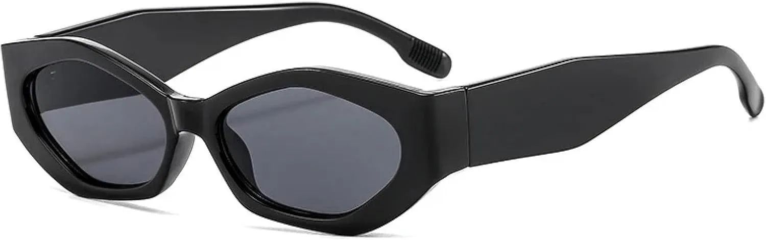 Fashion Polygon Women Sunglasses Retro Shades Uv400 Men Sun Glasses