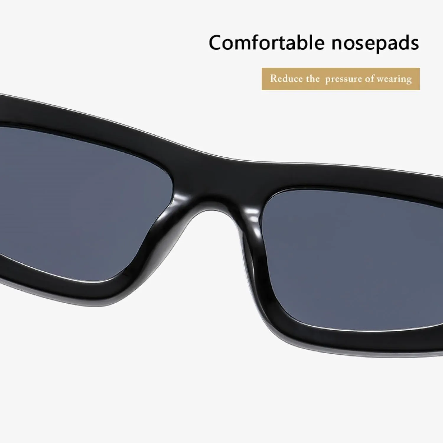 Fashion Sunglasses for Men Small Frame Thick Legs Personality Outdoor Sunscreen Sports Uv400