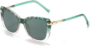 Fashion Sunglasses for Women Leopard Print Frame Golden Metal Women Glasses