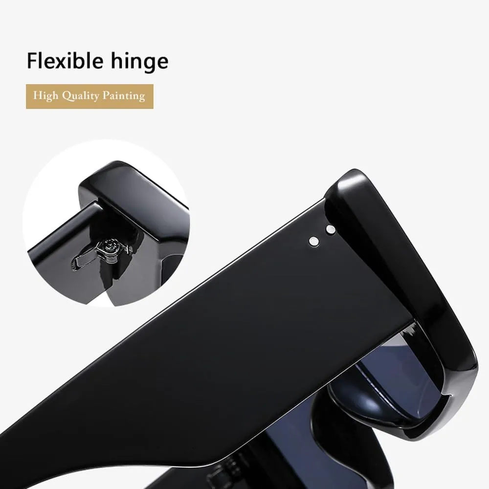 Fashion Sunglasses For Women Men Retro Big Frame Luxury Sun Glasses Trending Shades UV400 Ladies Eyeglasses