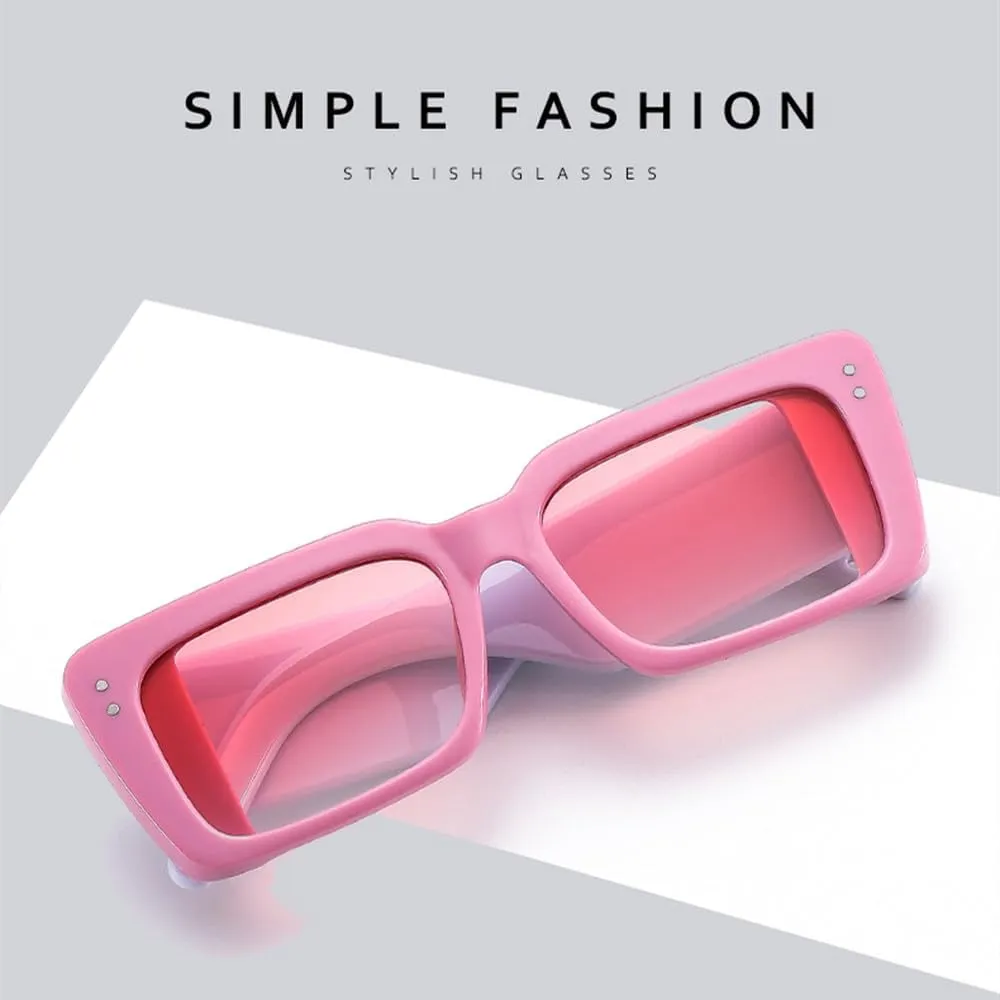 Fashion Sunglasses For Women Men Retro Big Frame Luxury Sun Glasses Trending Shades UV400 Ladies Eyeglasses