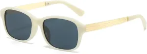 Fashion Sunglasses Woman Retro Shades Sun Glasses Small Female Vintage Metal Legs