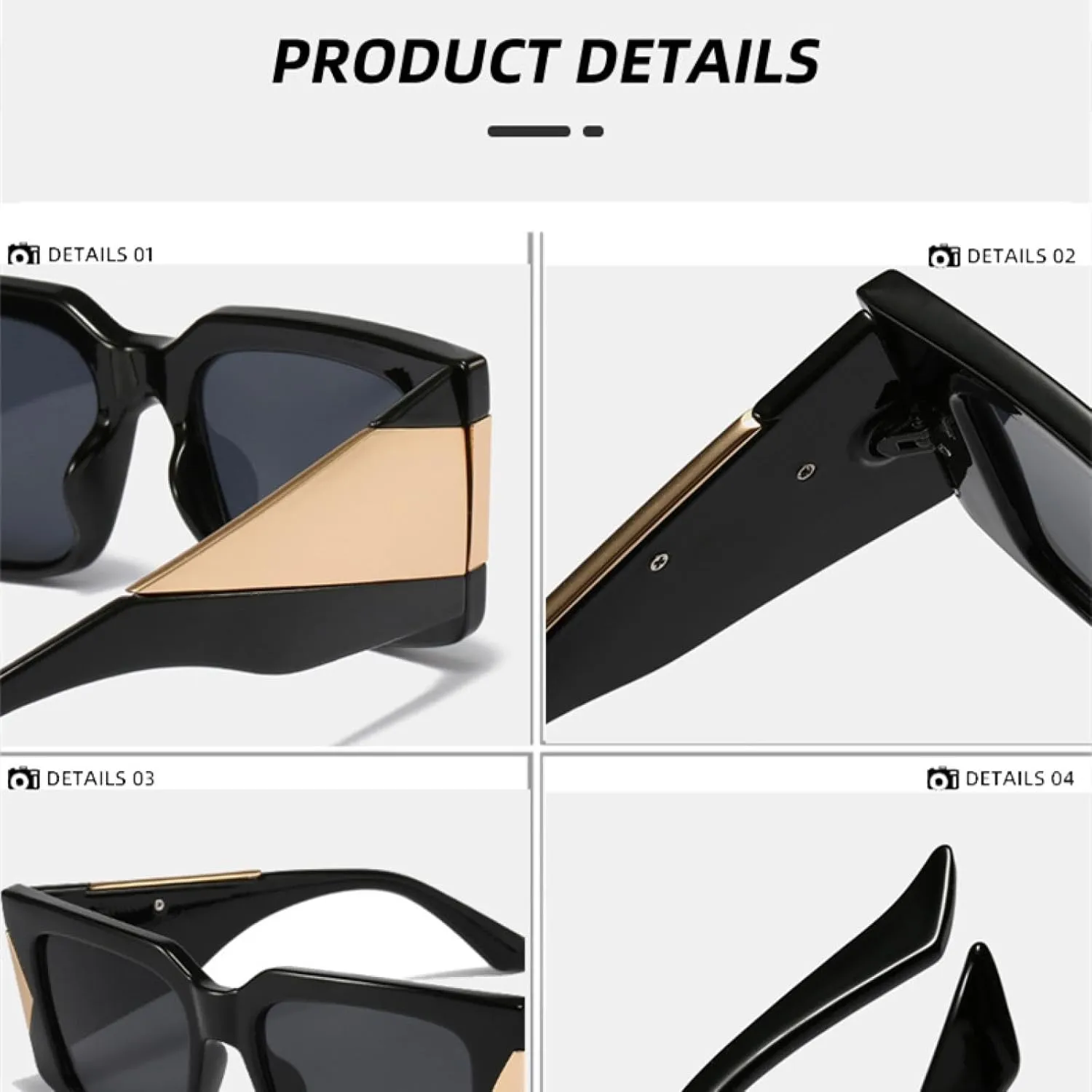 Fashion Sunglasses Women Vintage Punk Eyewear Sun Glasses Men Uv400 Retro Shades Trending Female Eyeglasses