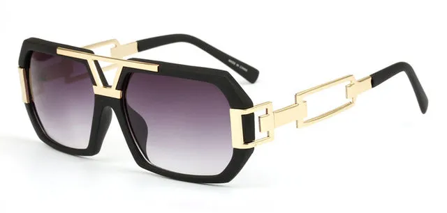 Fashion Women's Retro Summer Sunglasses With Rectangle Leg