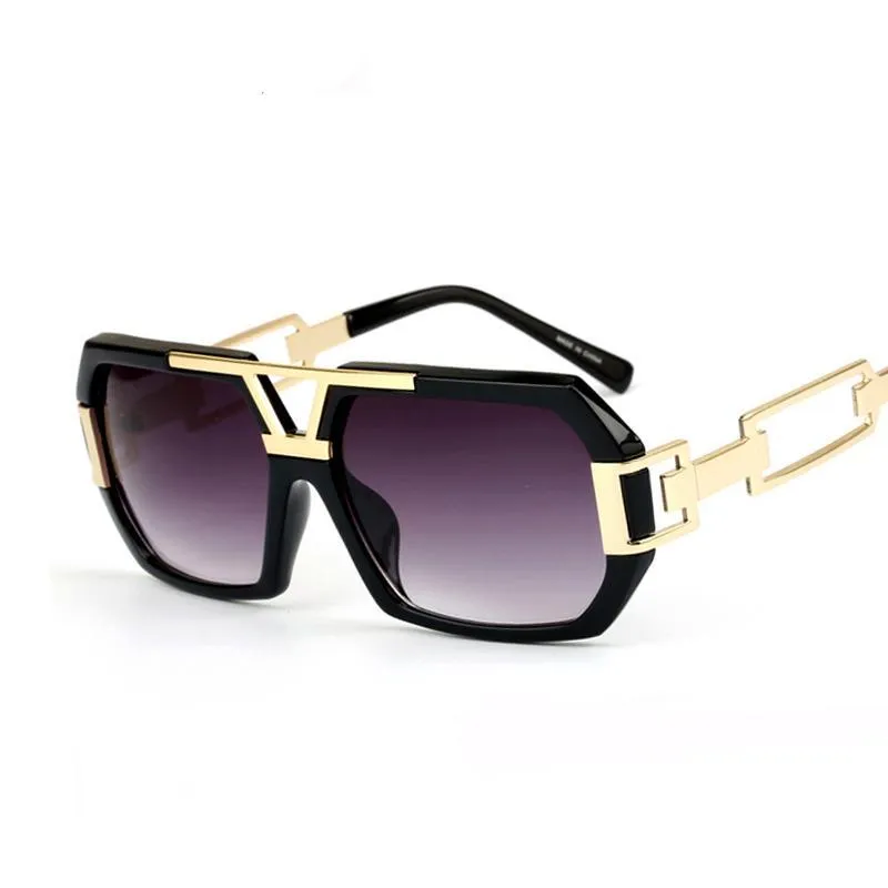 Fashion Women's Retro Summer Sunglasses With Rectangle Leg