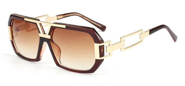 Fashion Women's Retro Summer Sunglasses With Rectangle Leg