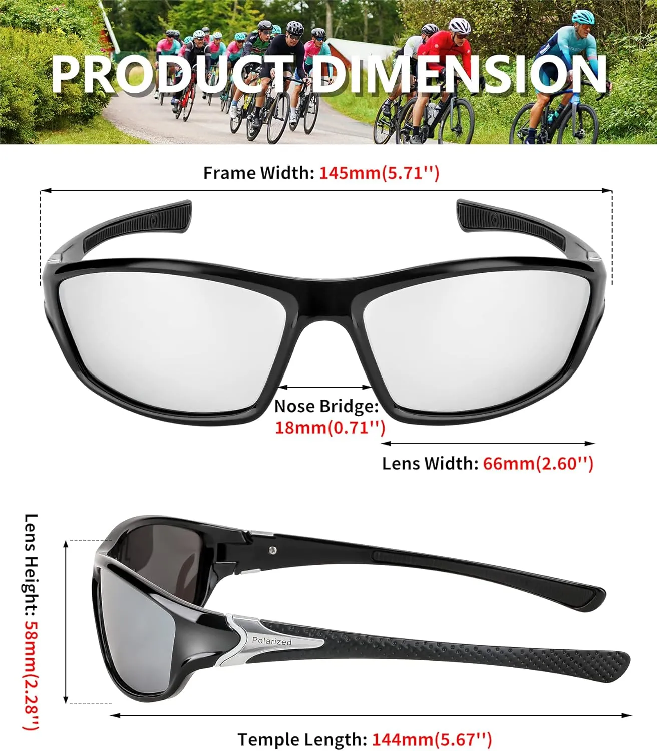 FEISEDY Classic Men Polarized Sports Sunglasses Night Driving Yellow Lenses Cycling Fishing Driving Glasses B2674