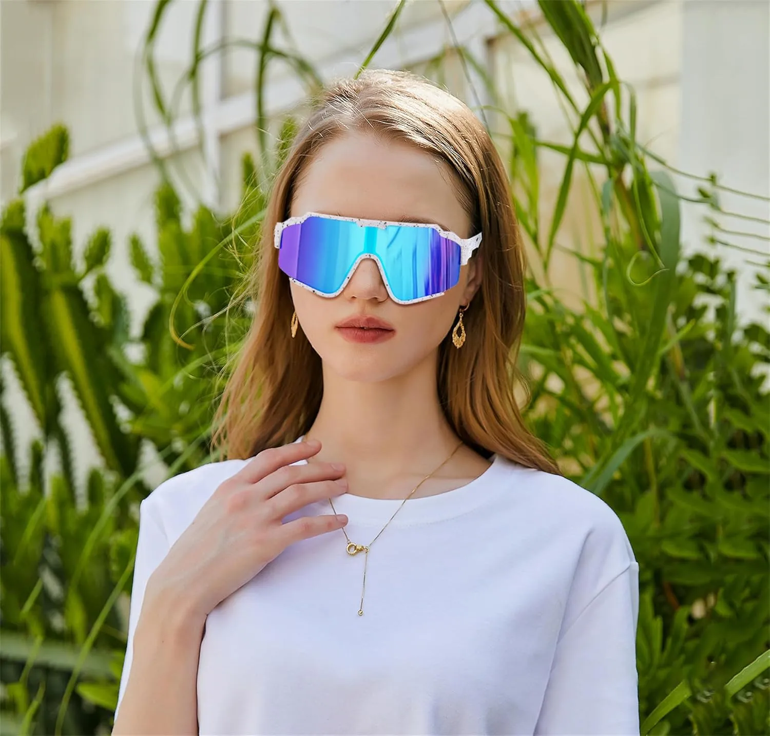 FEISEDY Polarized Sports Sunglasses for Men Women, Baseball Cycling Fishing Sunglasses UV400 Protection B0134