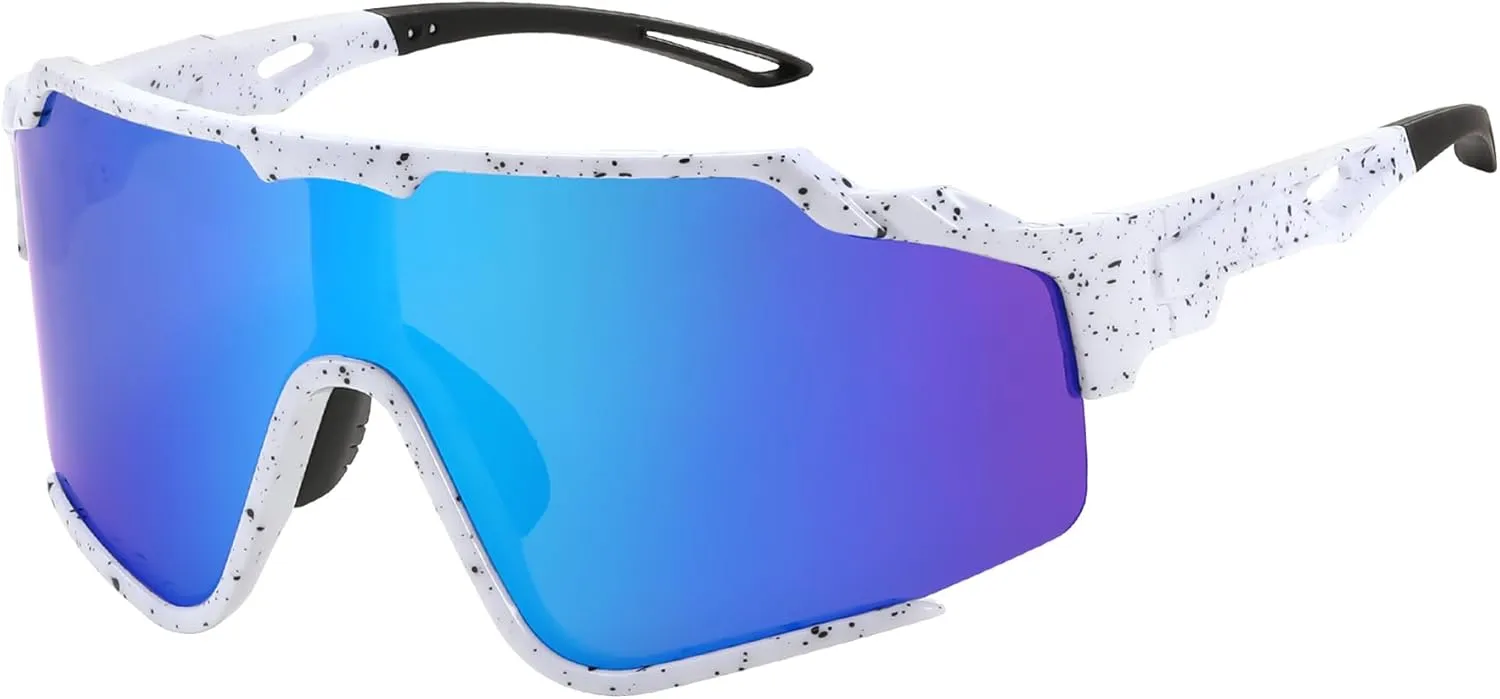 FEISEDY Polarized Sports Sunglasses for Men Women, Baseball Cycling Fishing Sunglasses UV400 Protection B0134
