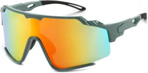 FEISEDY Polarized Sports Sunglasses for Men Women, Baseball Cycling Fishing Sunglasses UV400 Protection B0134