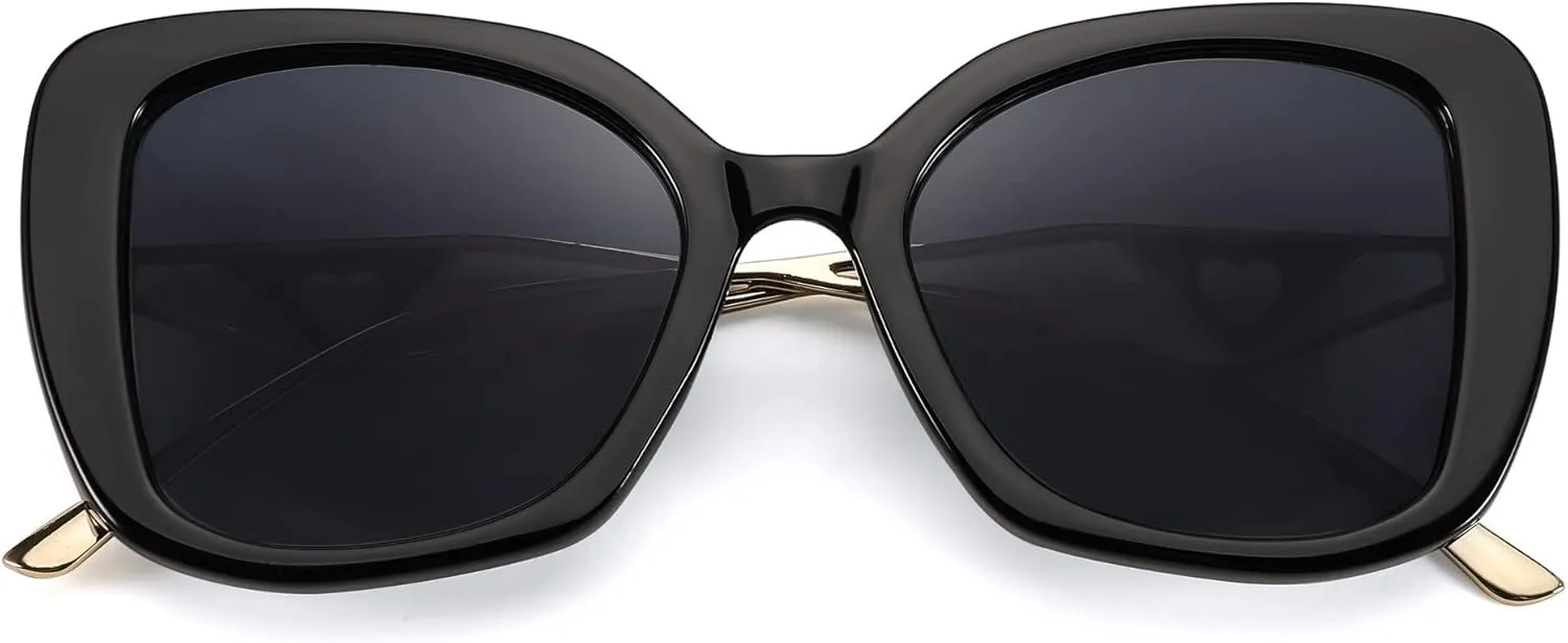 FEISEDY Square Vintage Cat Eye Fashion Sunglasses for Women B4099