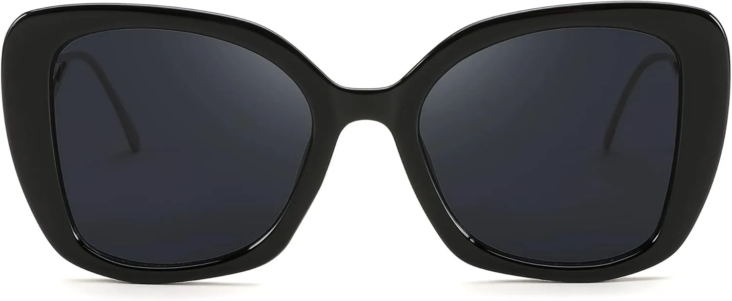 FEISEDY Square Vintage Cat Eye Fashion Sunglasses for Women B4099