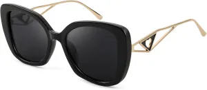 FEISEDY Square Vintage Cat Eye Fashion Sunglasses for Women B4099
