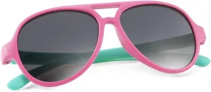 FEISEDY Toddler Aviator Polarized Sunglasses Flexible Frame Cute Baby Boys Girls Age 0-6 Rubber Outdoor B2789